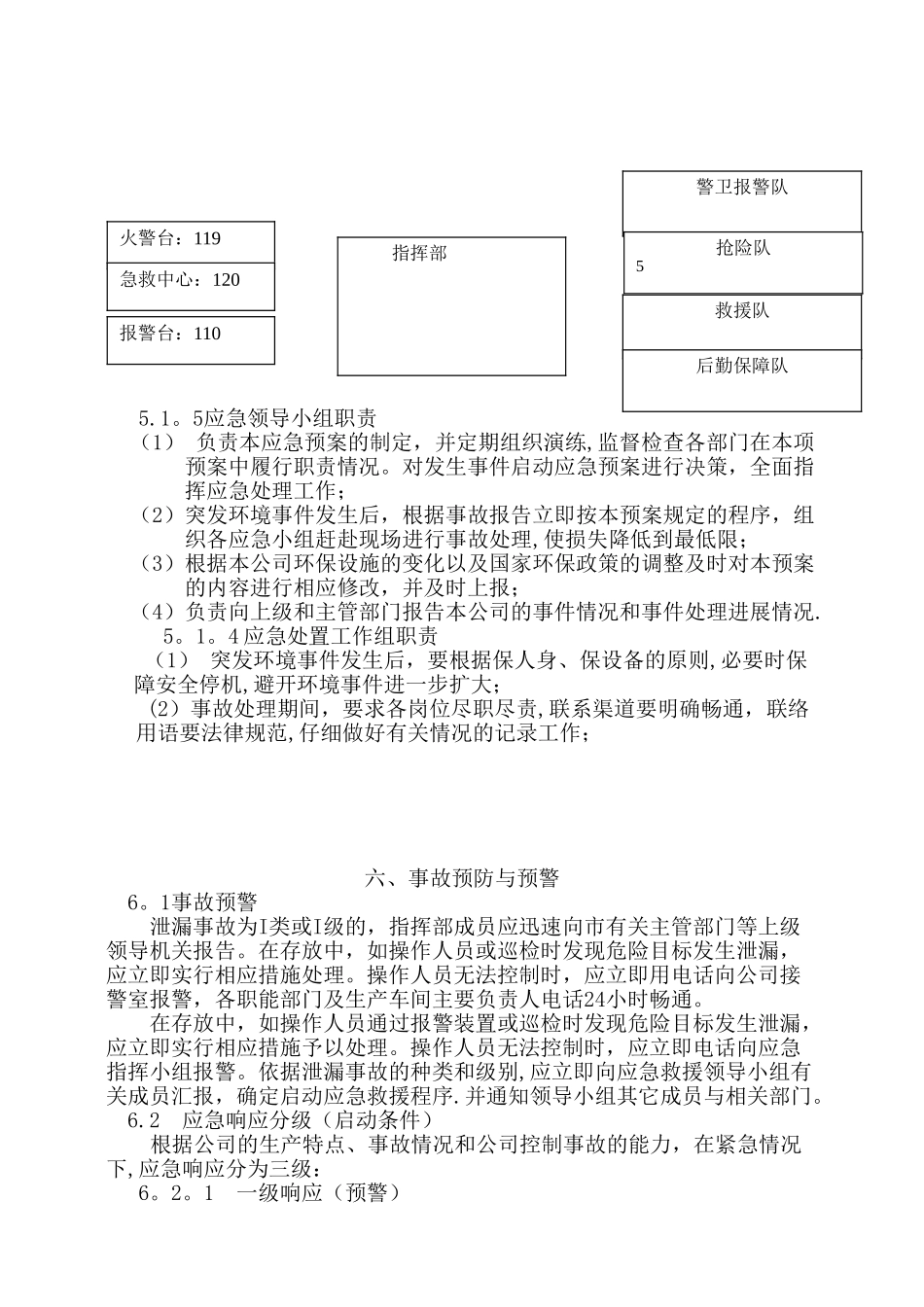 公司环境安全应急预案_第3页