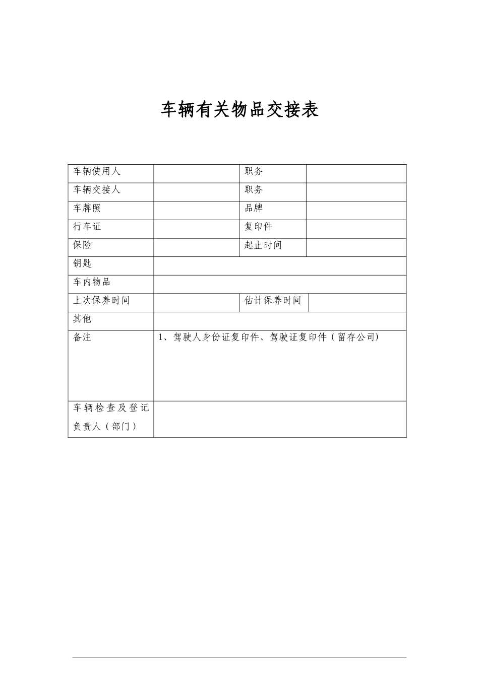 公司福利配车管理协议_第3页