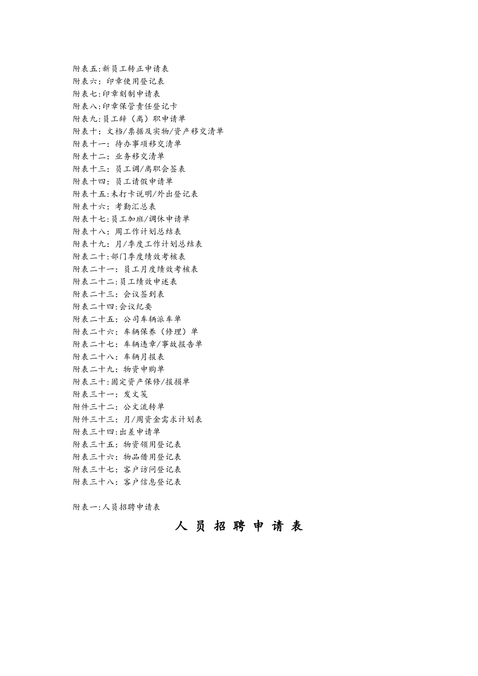 公司管理表格汇编_第2页