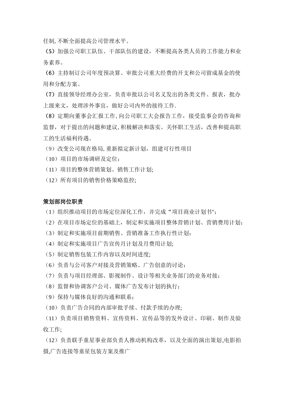 公司组织架构及岗位职责_第3页