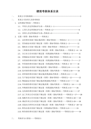 公司绩效考核全套流程表格06187