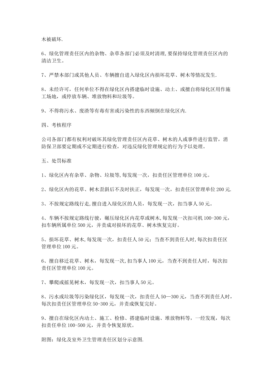 公司绿化规章制度_第2页