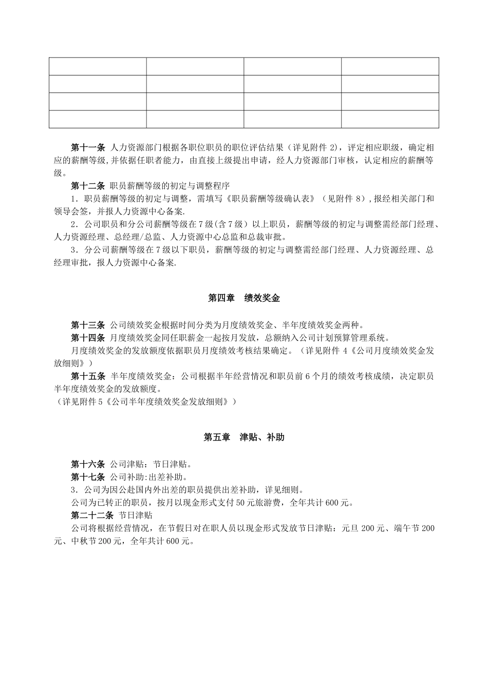 公司薪酬福利制度_第3页