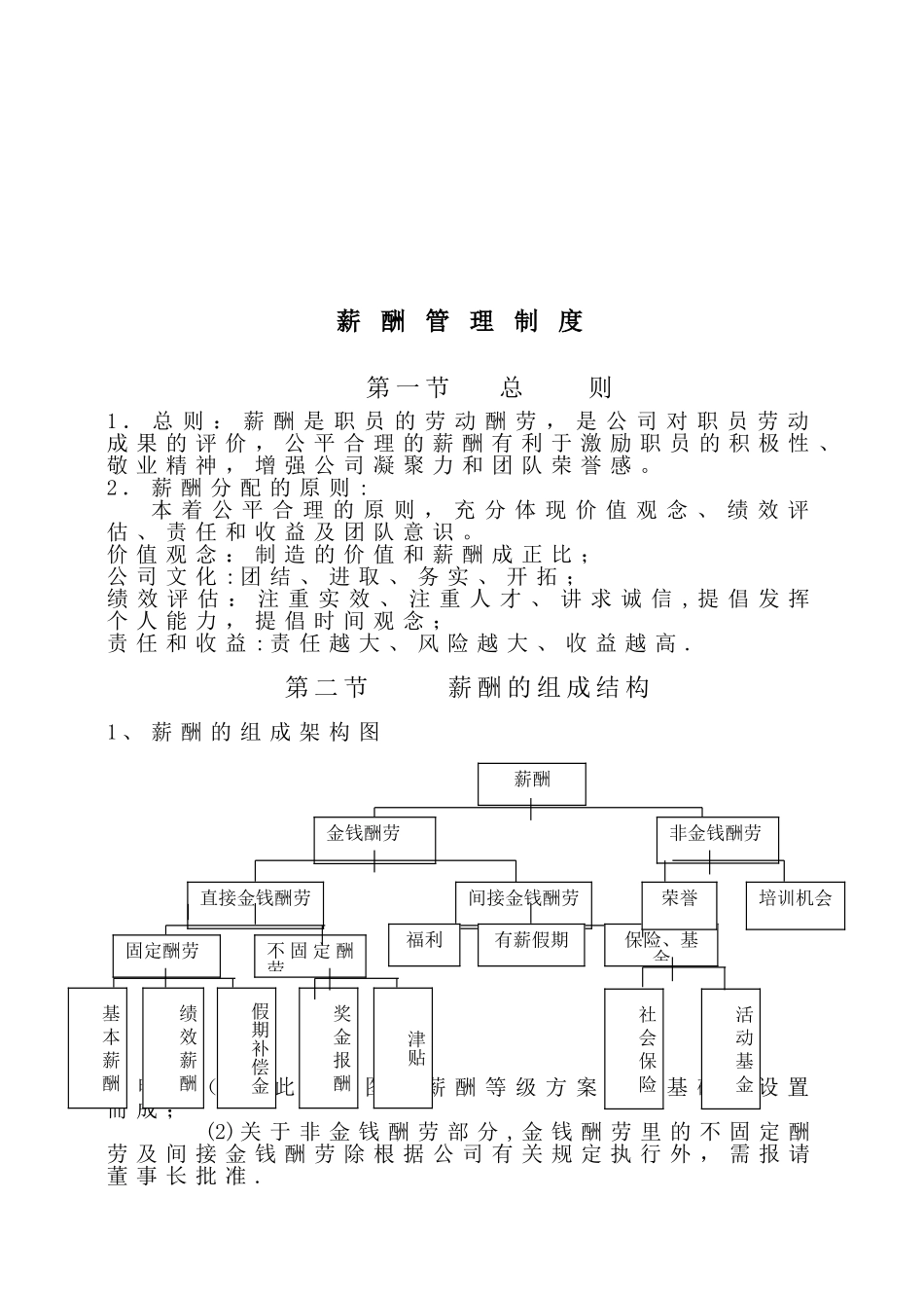 公司薪酬管理与考评制度_第2页