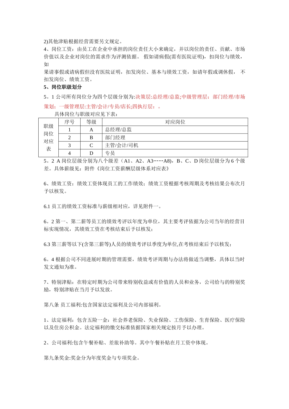 公司薪酬管理制_第2页