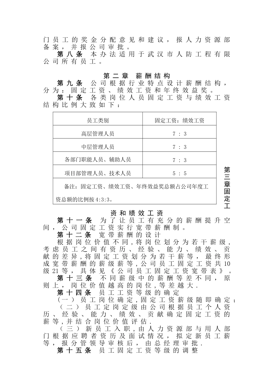 公司薪酬管理暂行办法_第2页