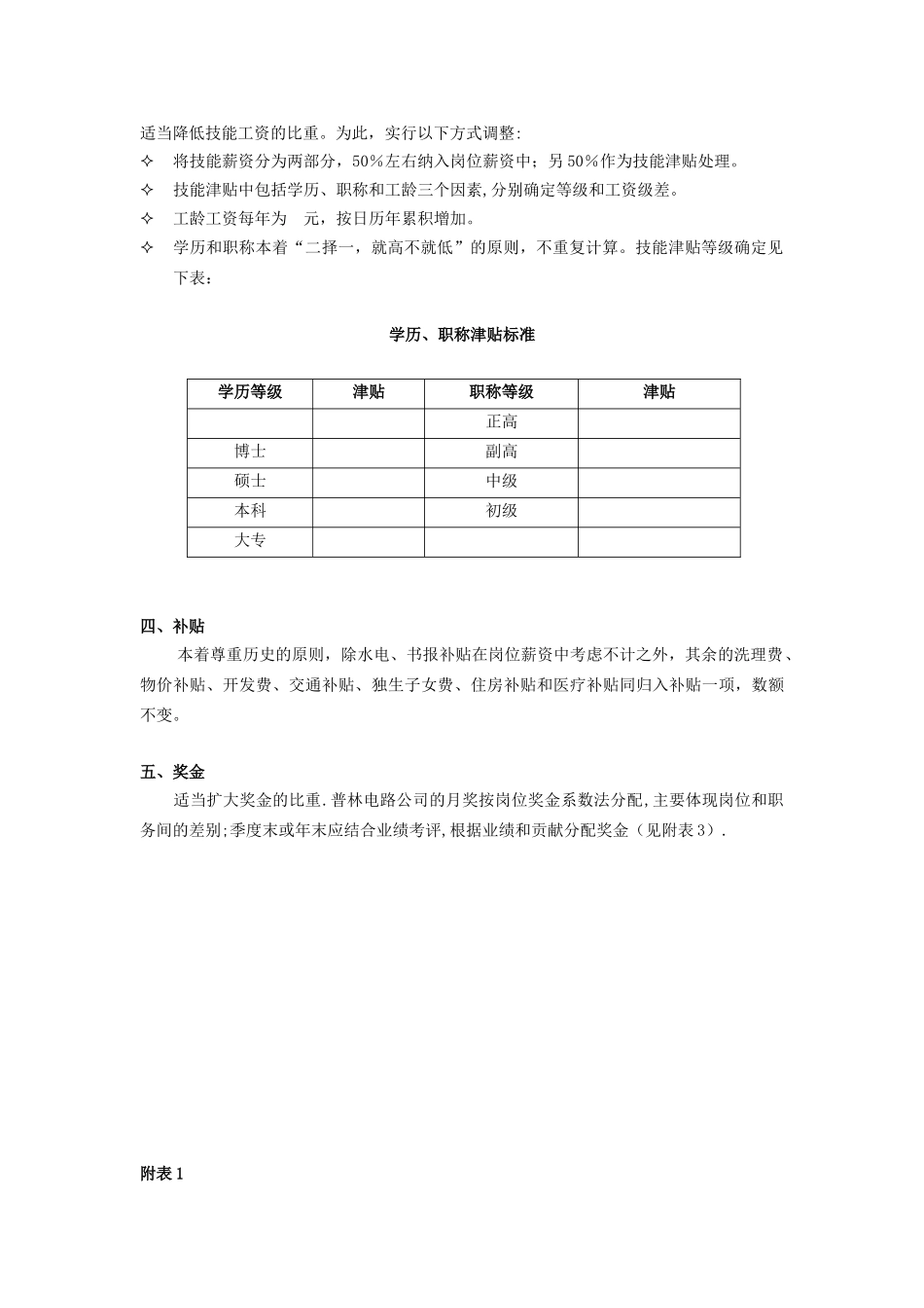 公司薪酬调整方案_第2页