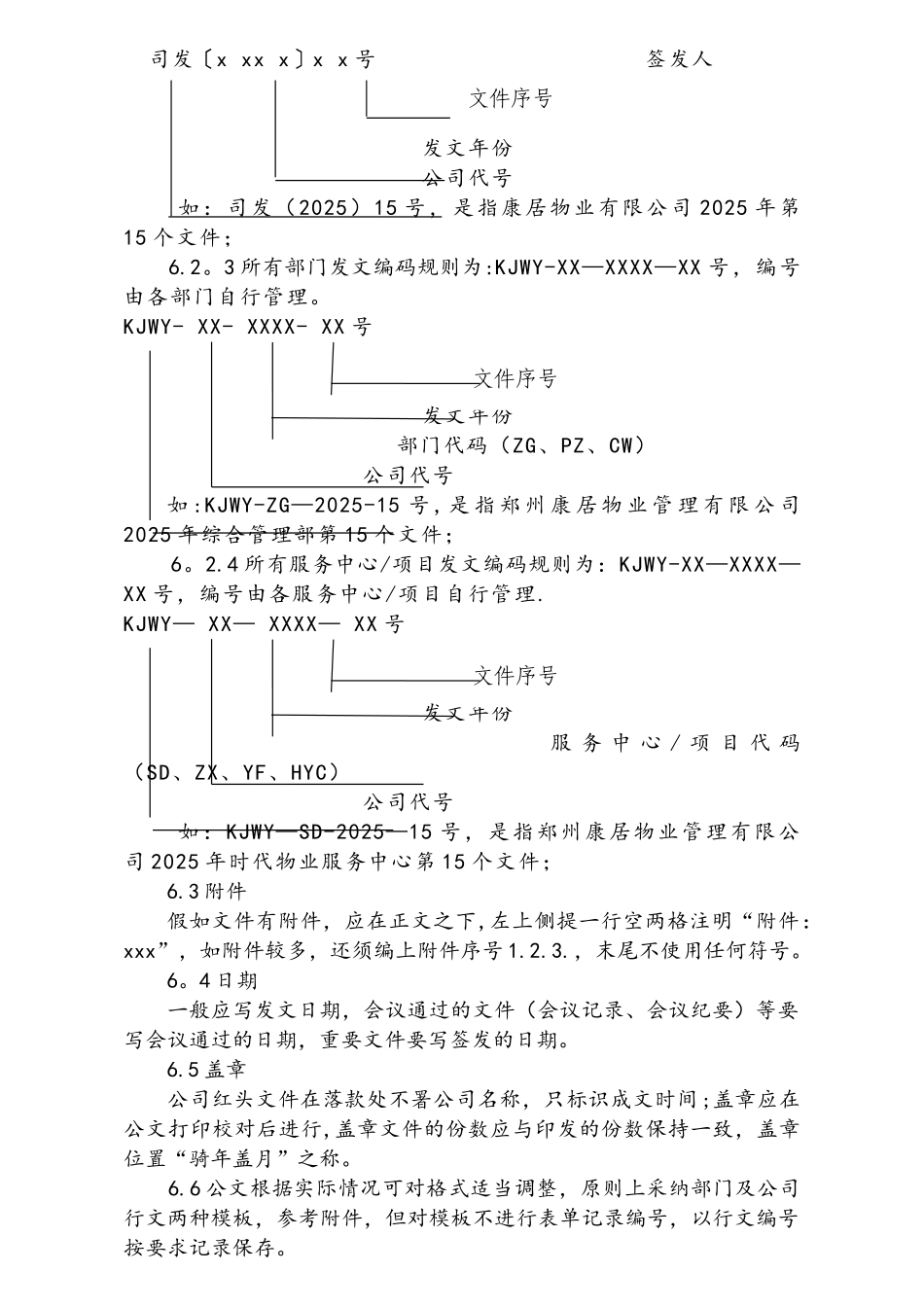 公司行文管理办法_第2页