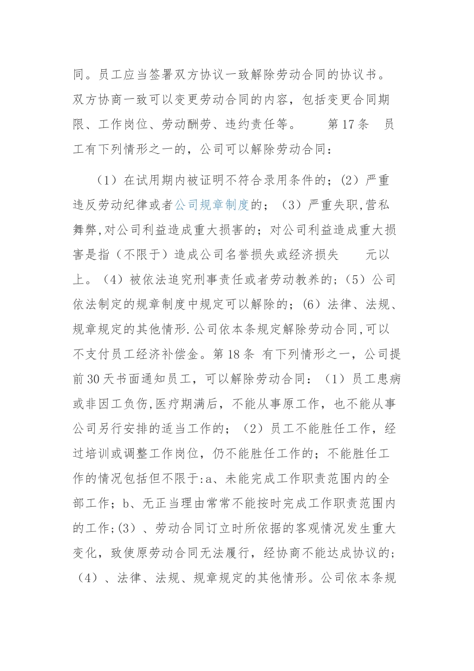 公司规章制度范本99928_第3页