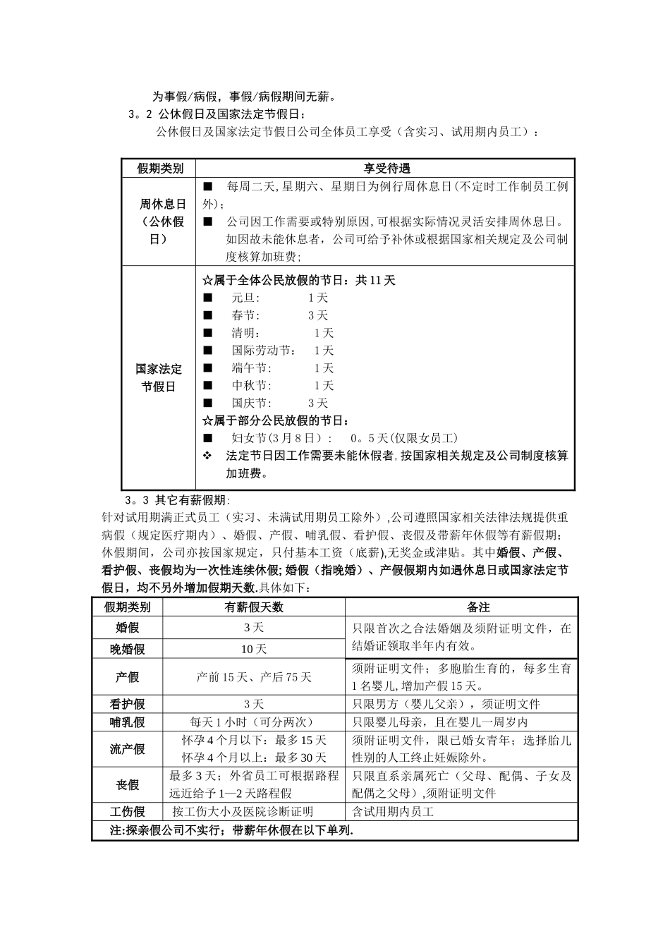 公司请假管理详解_第2页