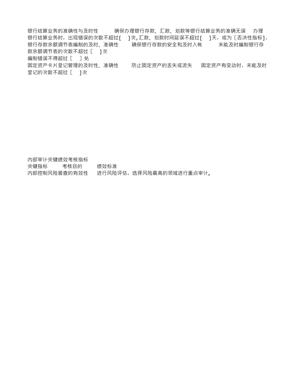 公司财务部关键绩效考核指标_第3页