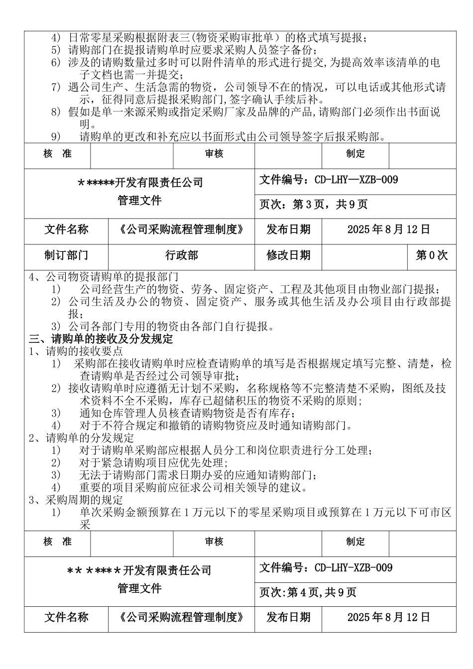 公司采购流程管理制度20250811_第2页