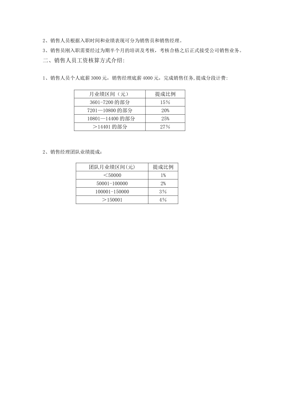 公司销售人员工资薪酬制度_第2页