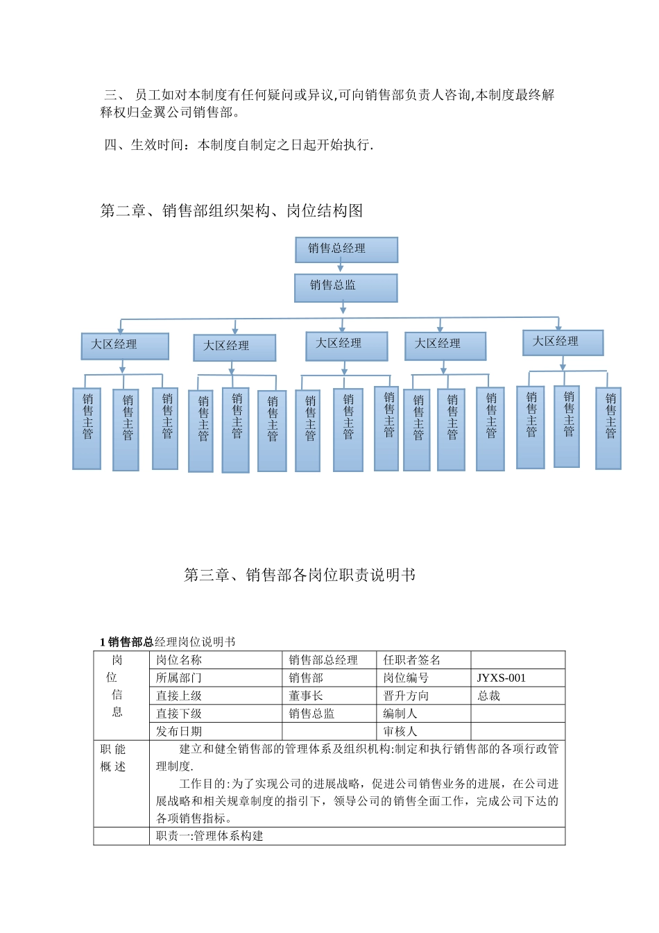 公司销售部管理规章制度-2_第2页