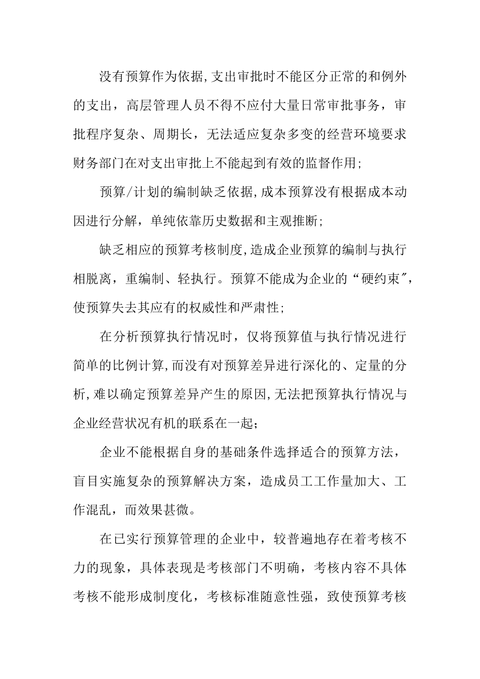 公司预算管理体系的建立以及成绩考核的规划_第3页
