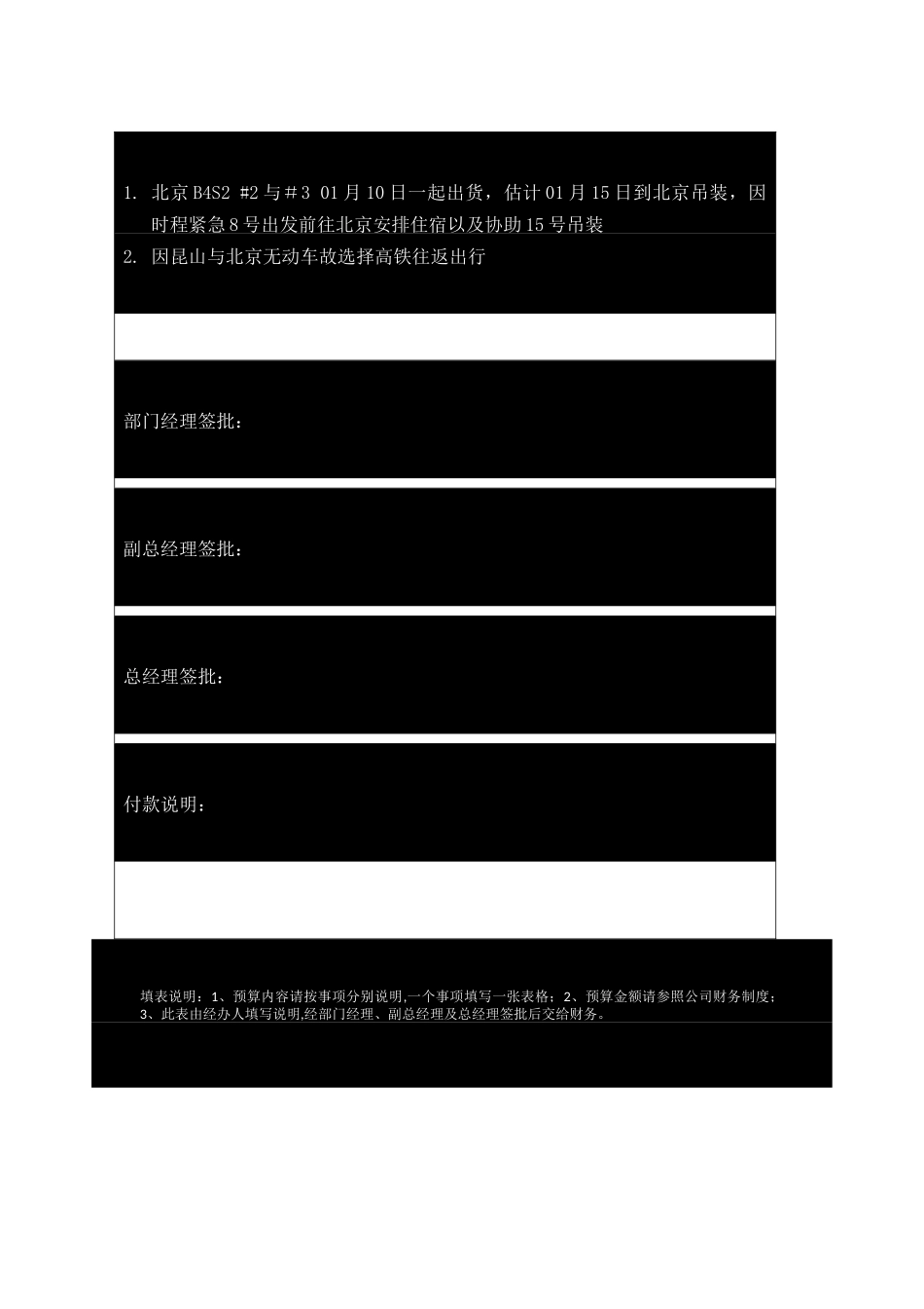 公司预算超支情况说明表_第2页