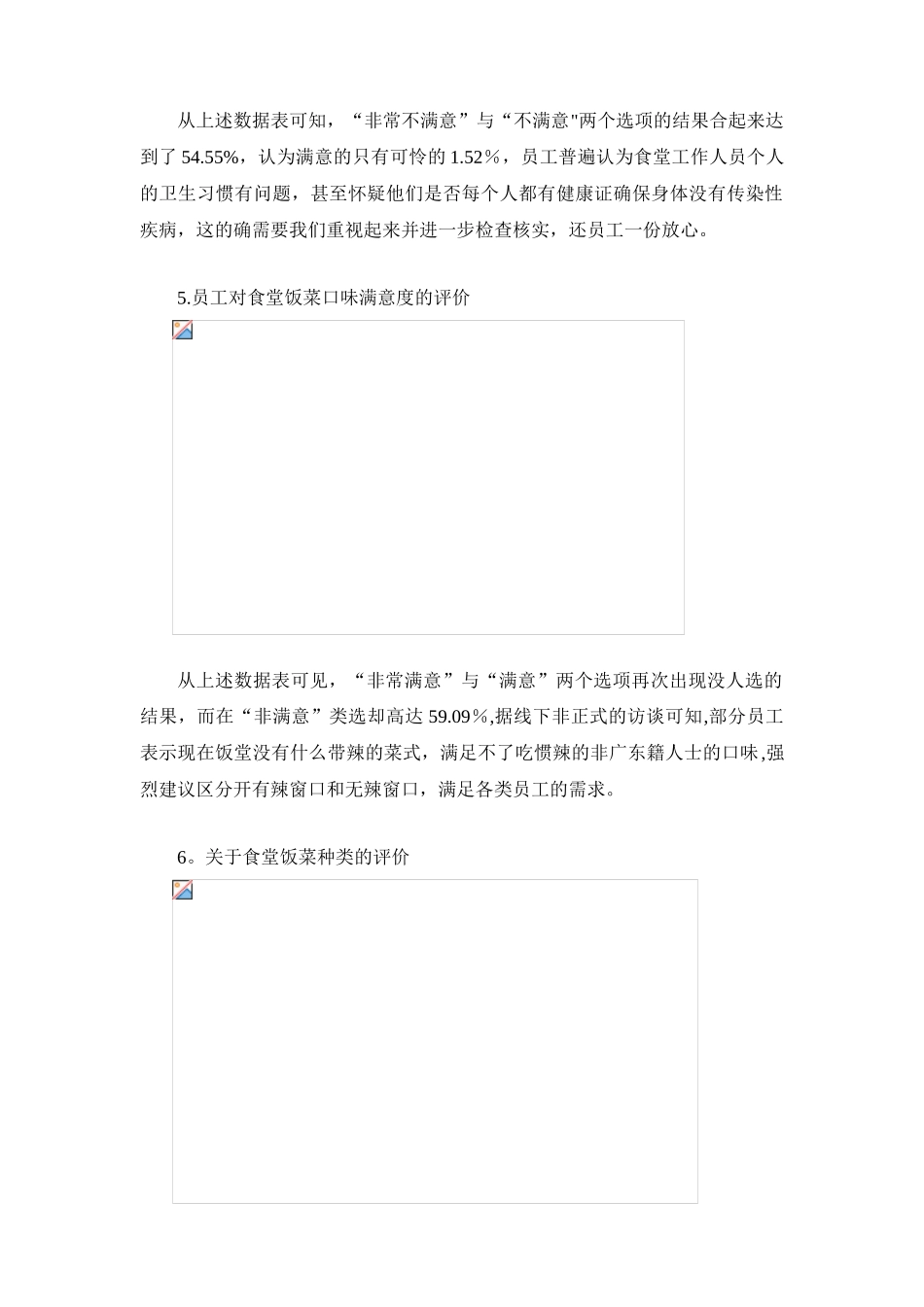 公司食堂满意度调查分析报告_第3页