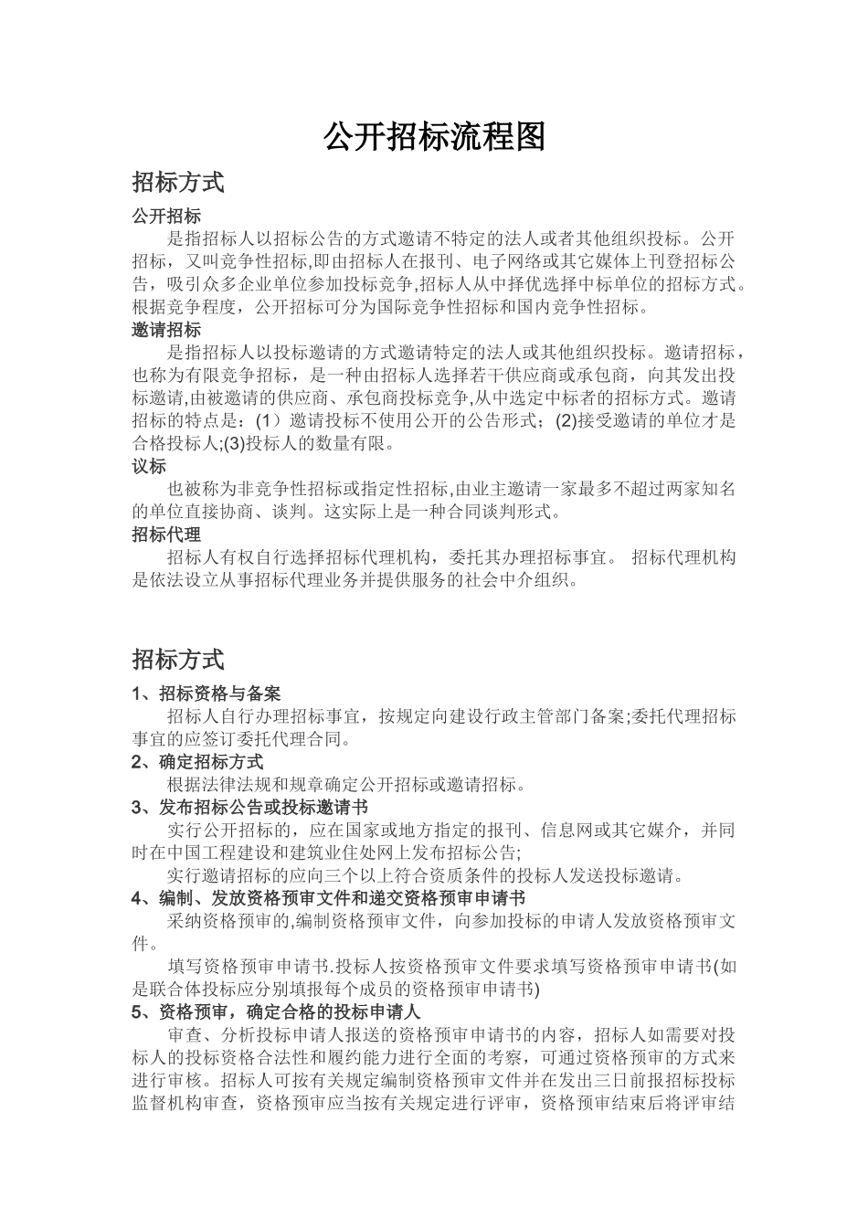 公开招标流程图_第1页