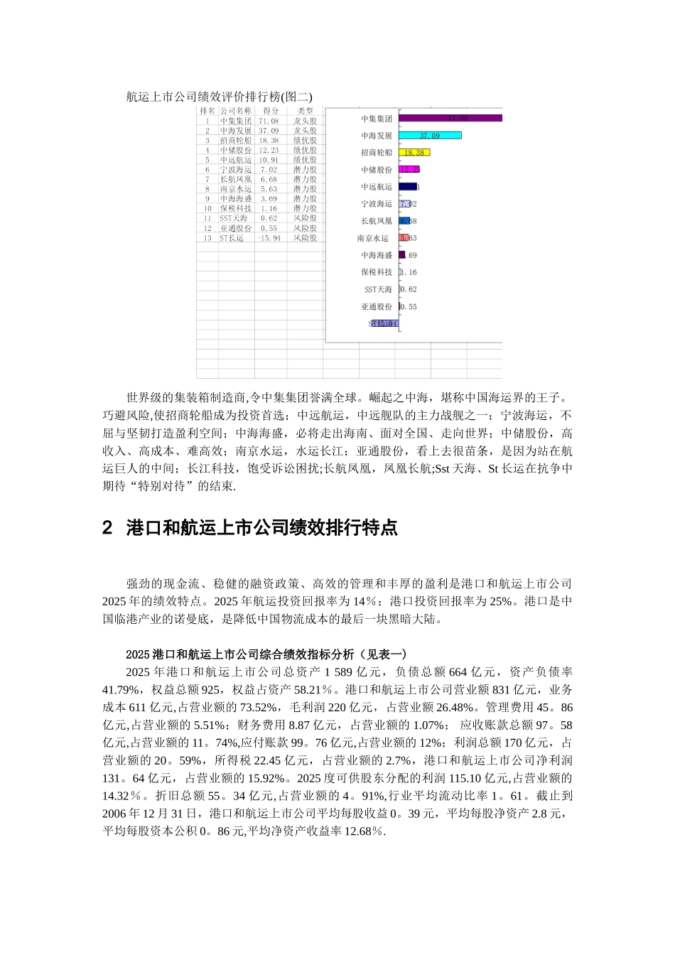 公开阅读《2025港口和航运上市公司绩效评价报告》_第3页