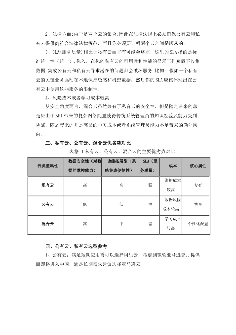 公有云、私有云与混合云的区别及优缺点_第3页