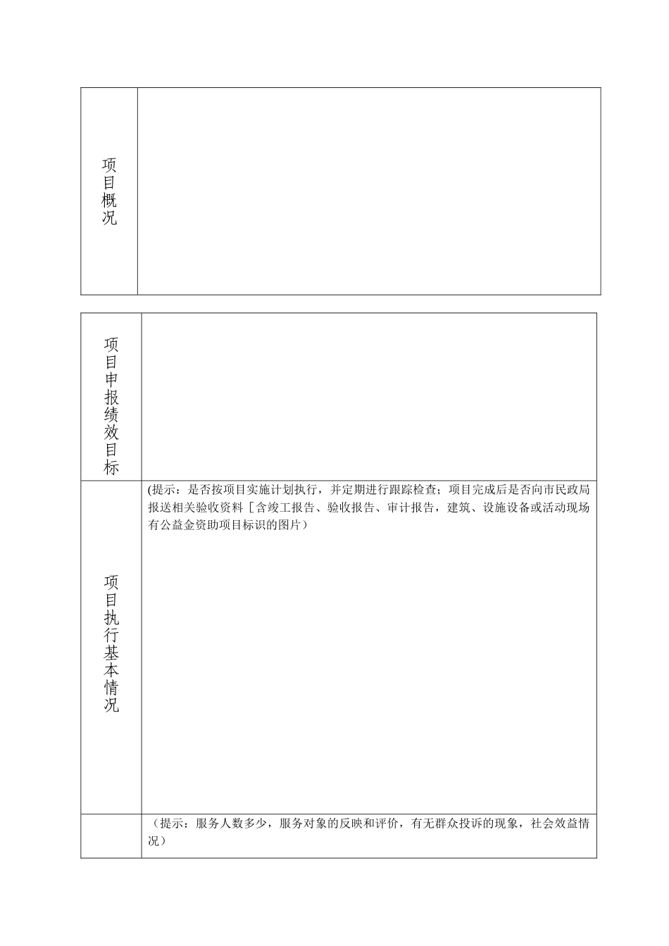 公益金项目绩效评价自评报告书_第2页