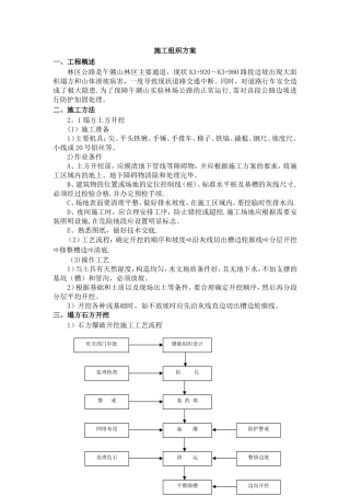 公路塌方施工方案