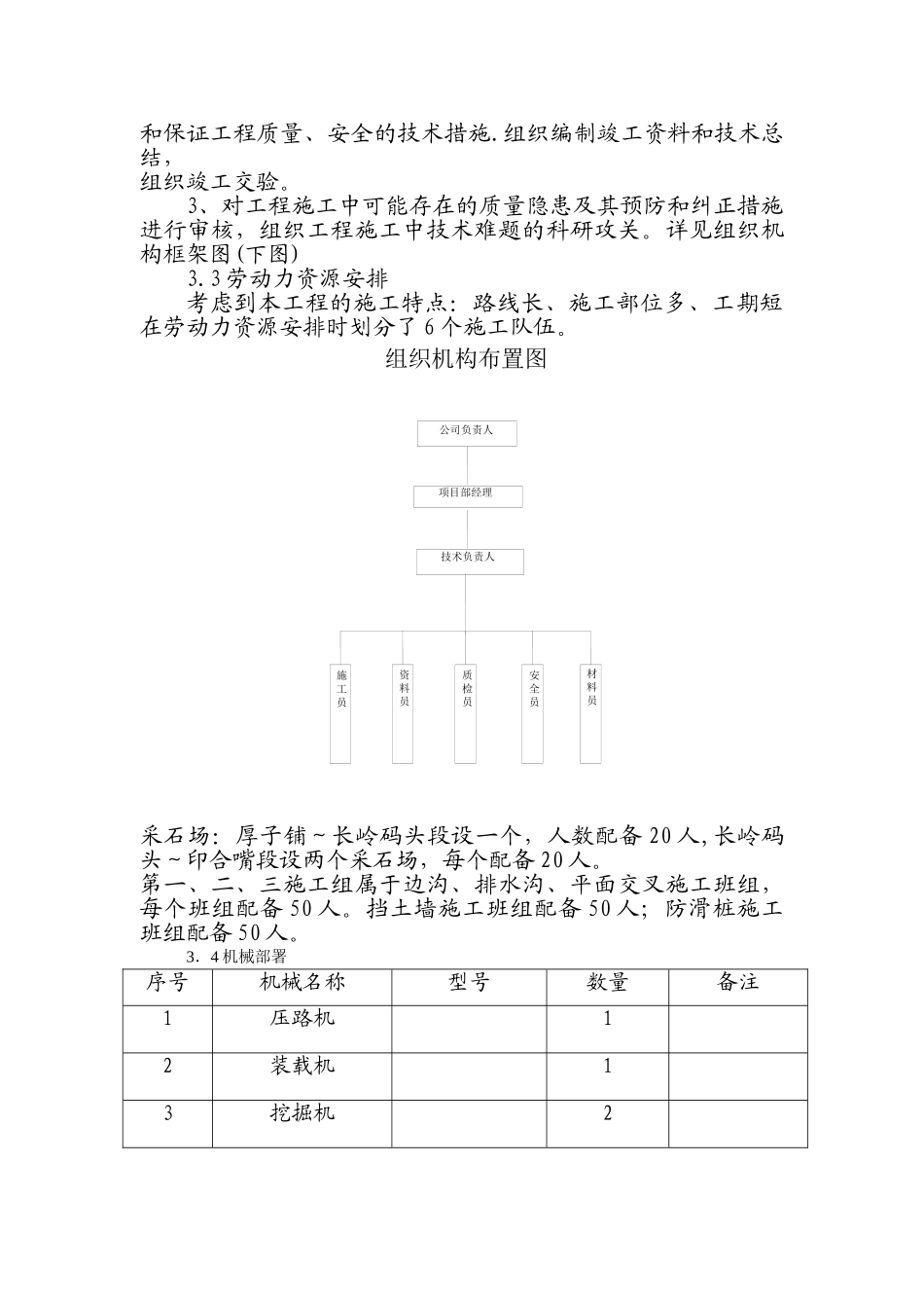 公路工程施工组织设计完整版_第3页