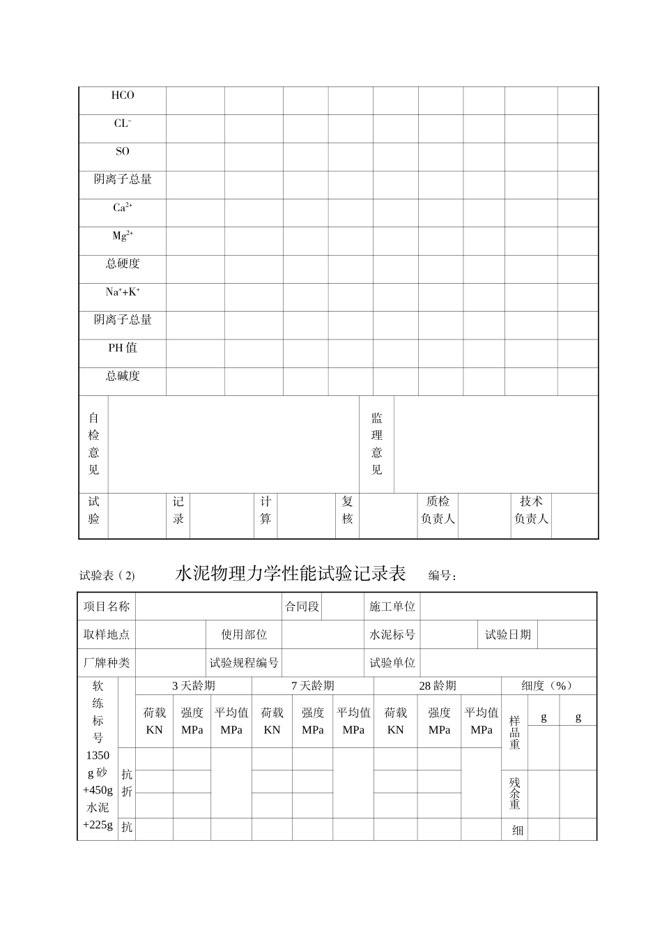 公路工程施工表格_第3页