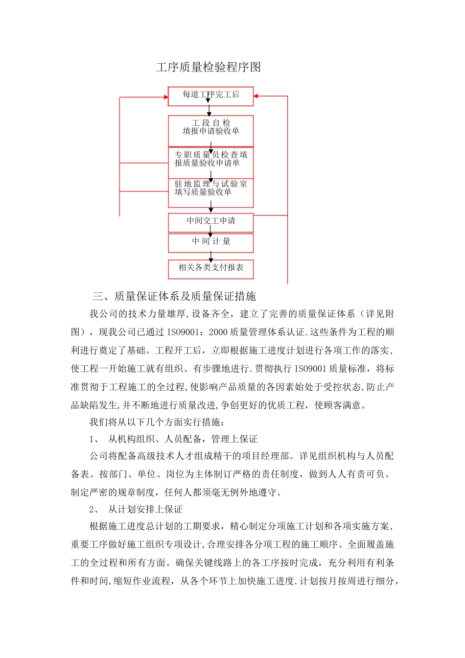 公路工程施工质量目标、体系和保证措施_第3页