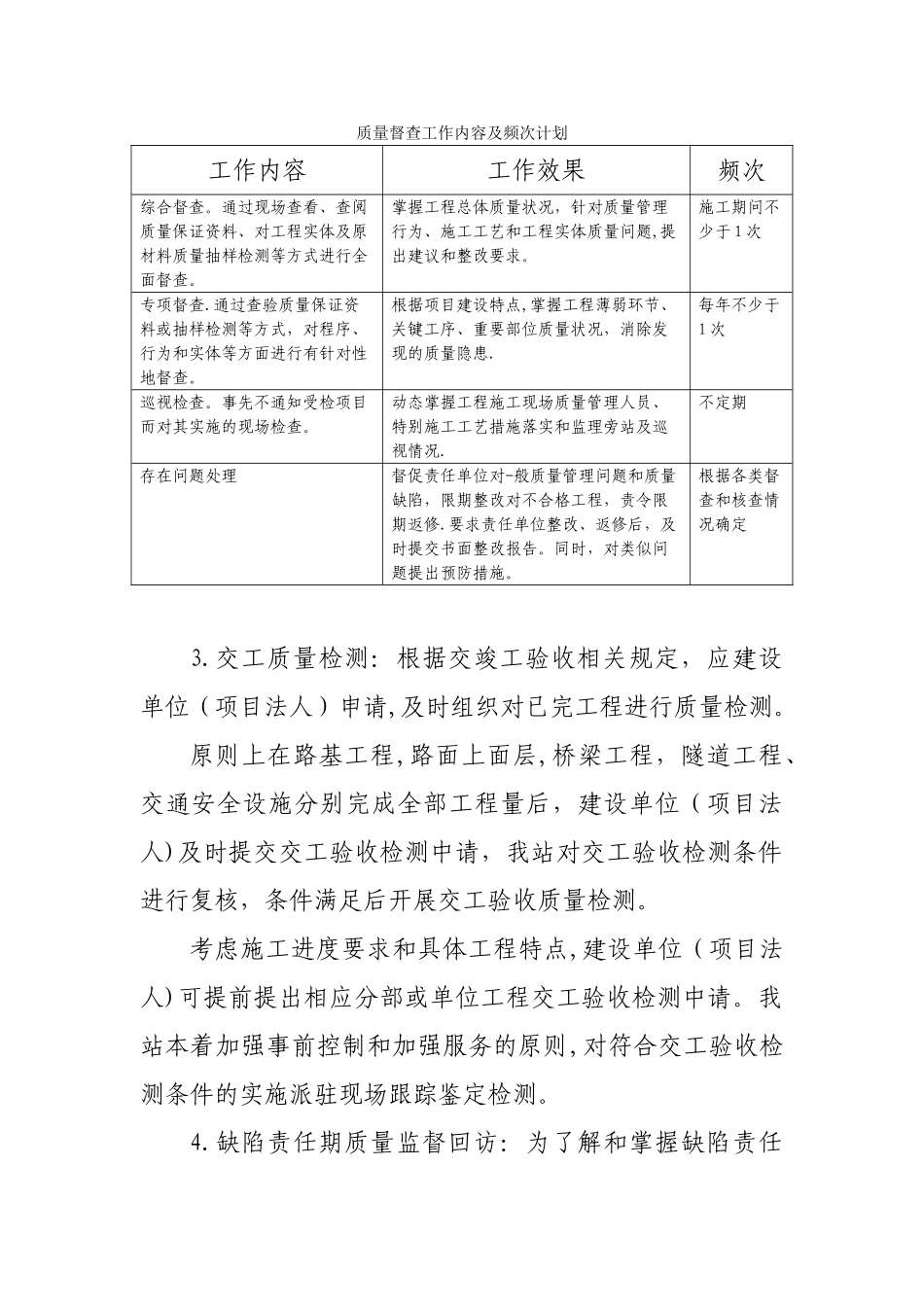 公路工程质量监督工作计划_第3页