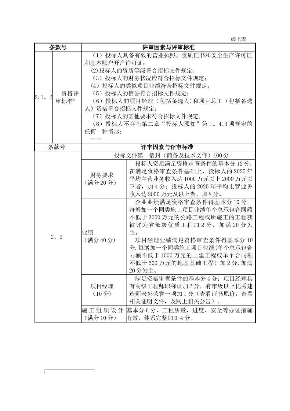 公路工程：技术评分最低标价法_第3页