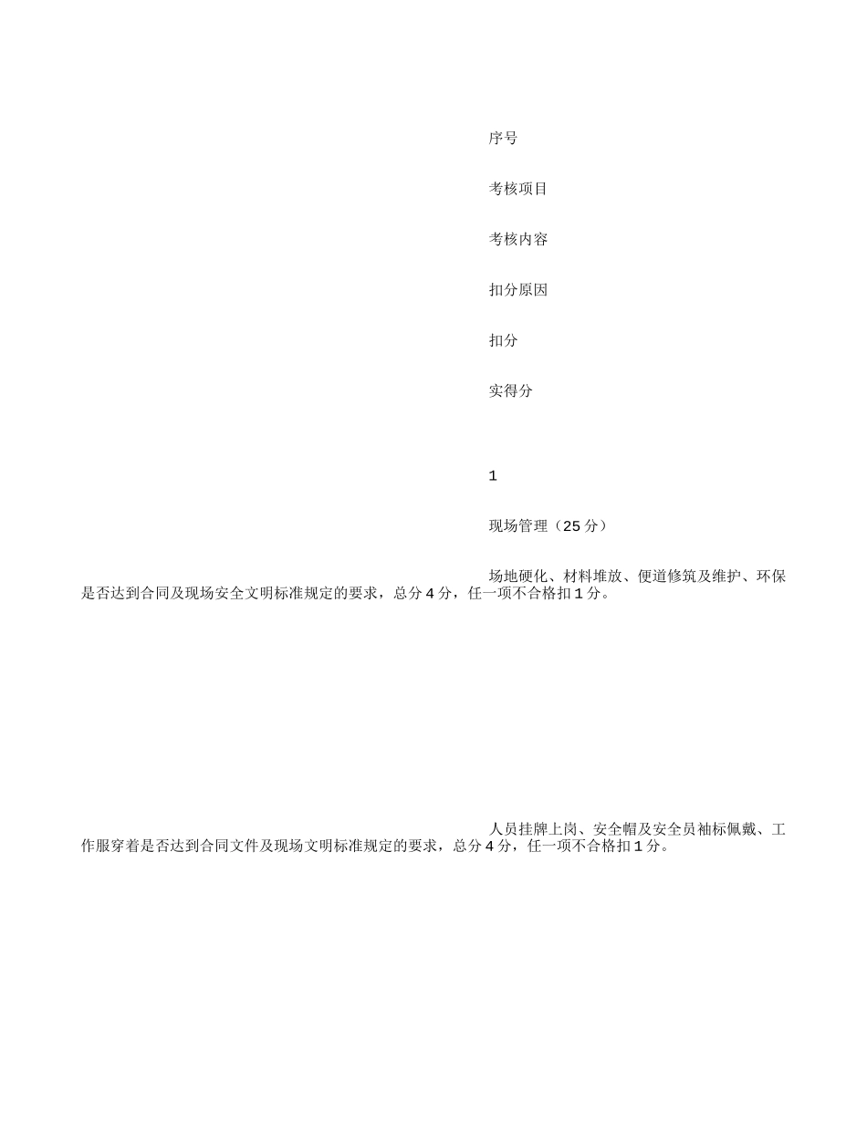 公路施工管理工作考评办法_第2页