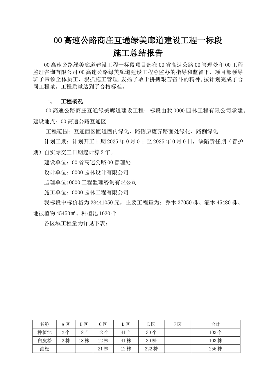 公路绿化施工总结--_第3页