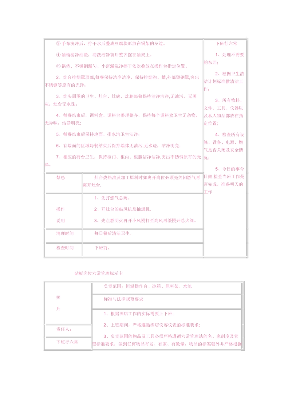 六常管理厨房标示卡_第2页