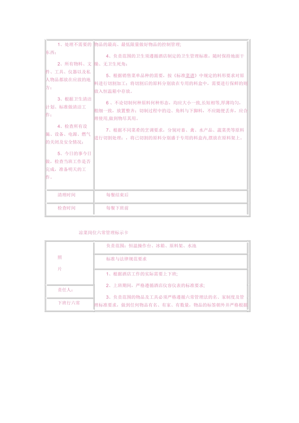 六常管理厨房标示卡_第3页