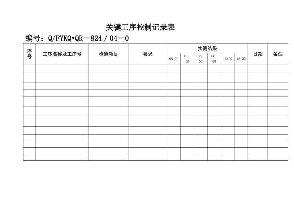 关键工序控制记录表_第1页