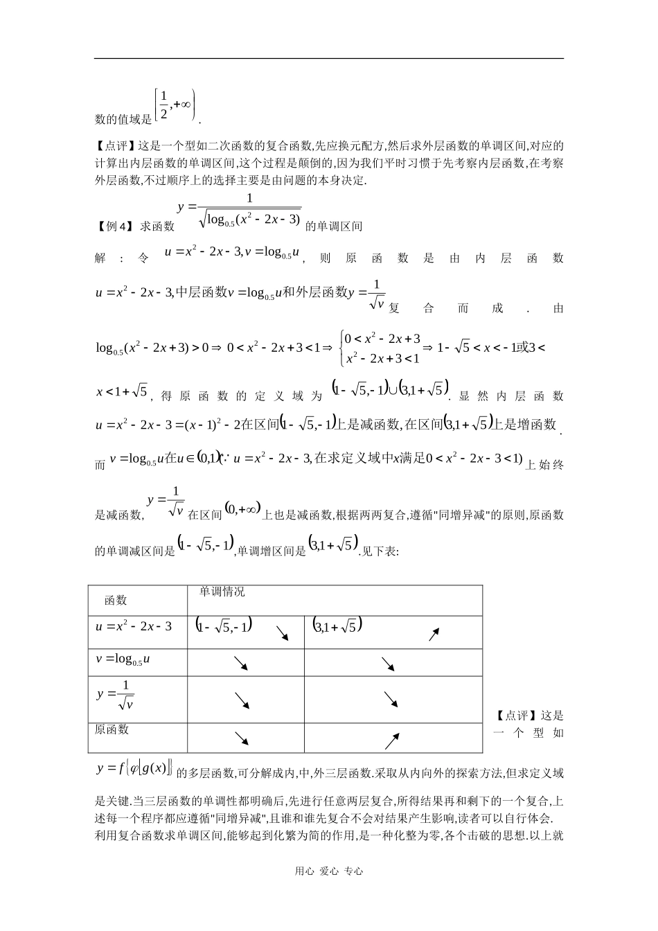 高中数学：第二章 小议复合函数 素材（北师大版必修1）_第3页