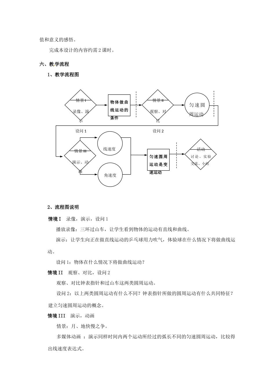 高中物理 22怎样研究匀速圆周运动教案 沪科版必修2_第3页