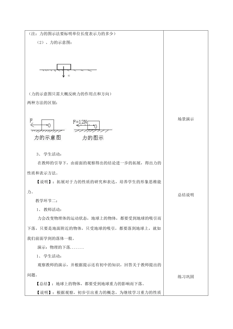 高中物理 第3章 3.1 重力与基本相互作用教案 新人教版必修1-新人教版高中必修1物理教案_第3页