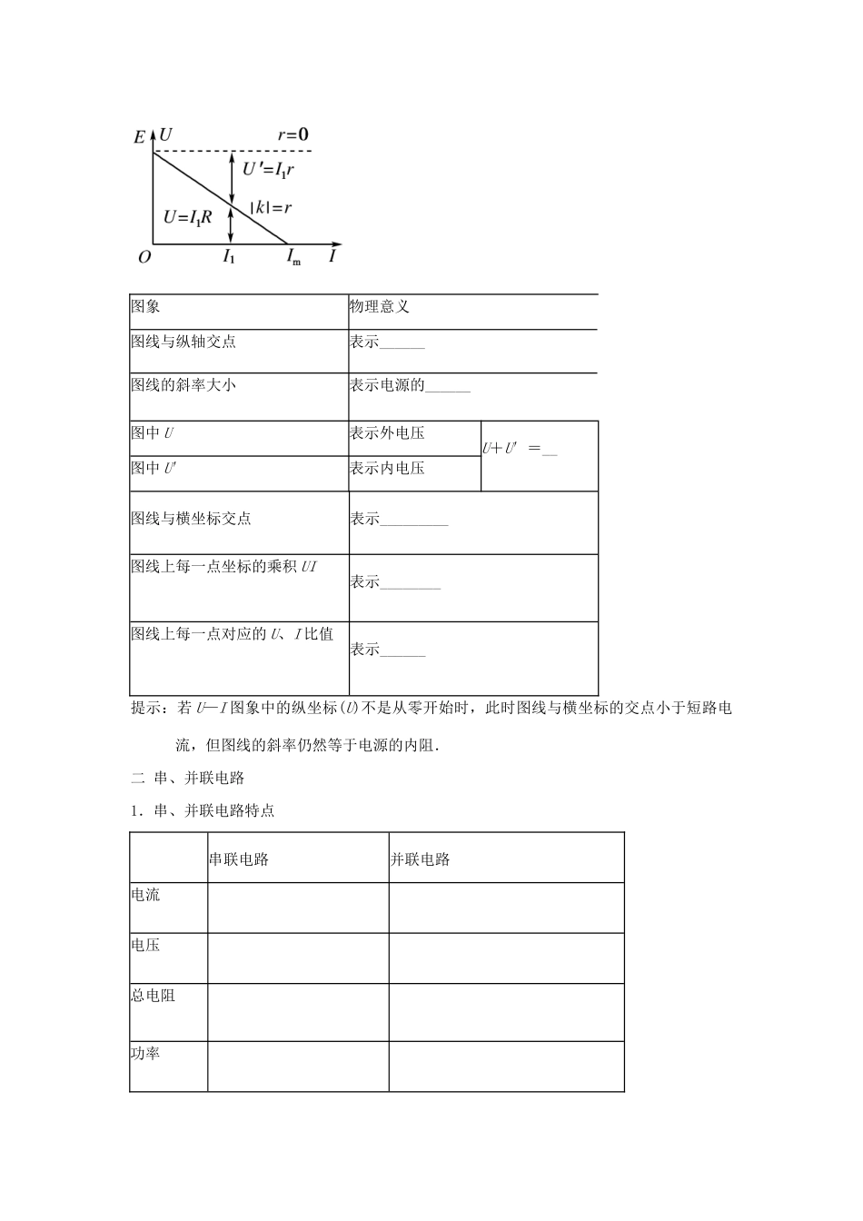 高中物理 7.3电路的基本规律及其应用教案 新人教版_第2页