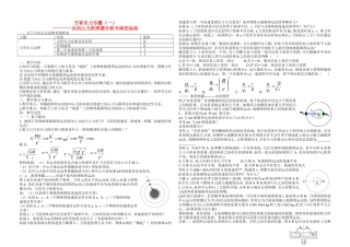 高中物理 从向心力的来源分析天体的运动学案 新人教版必修2-新人教版高中必修2物理学案