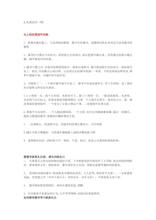 养猫常识及注意事项