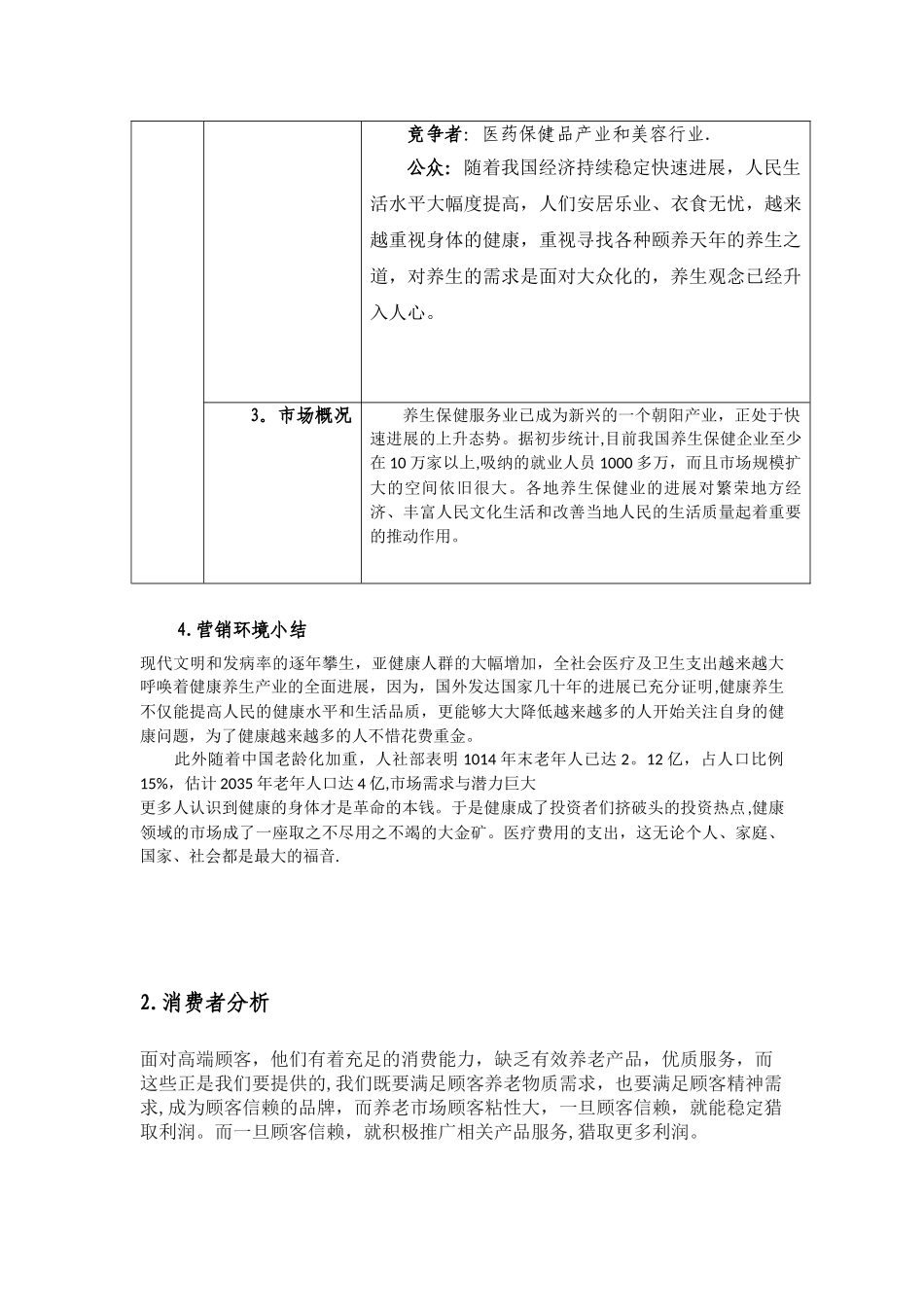 养老产品商业计划书_第3页