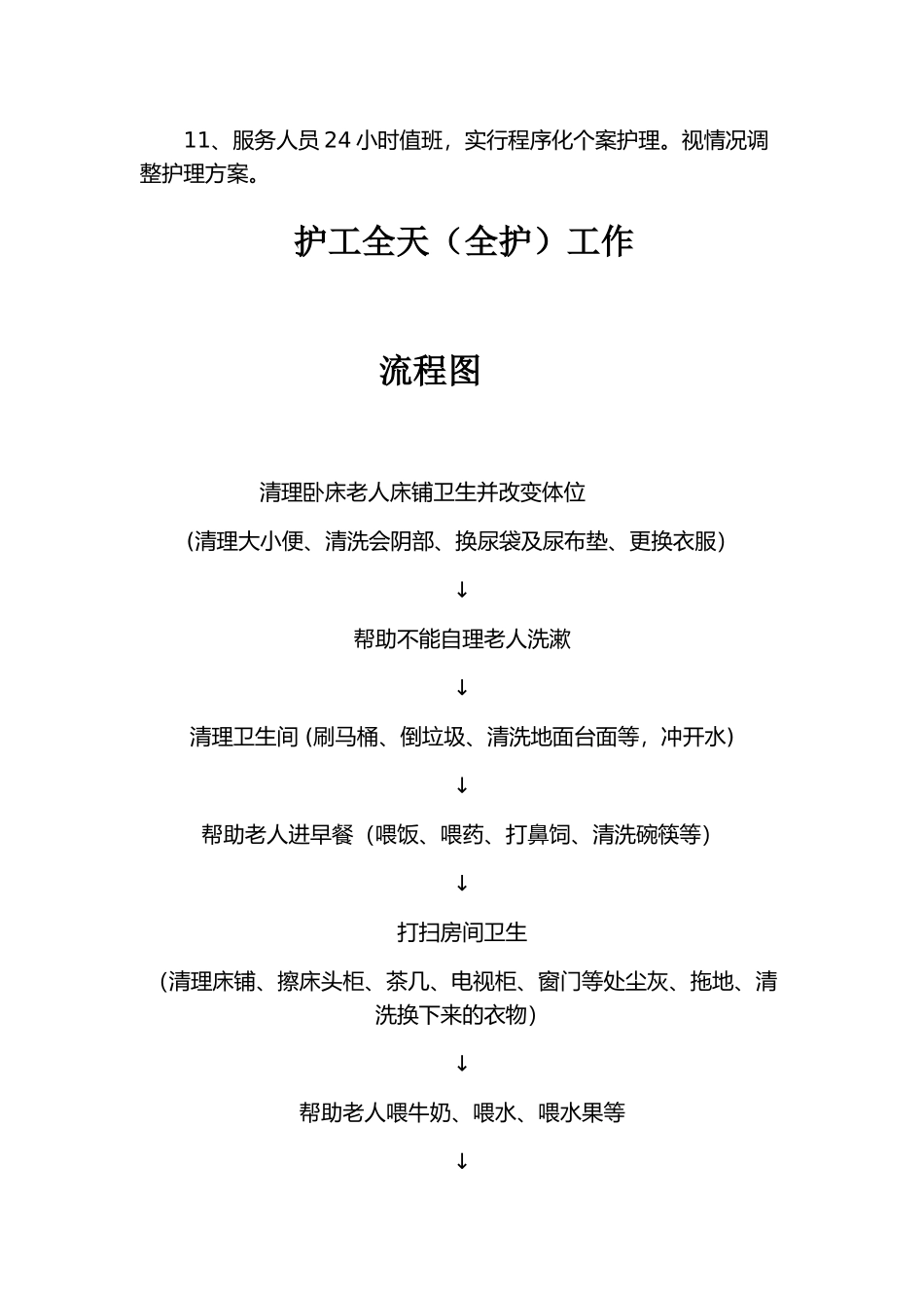 养老院护工护理等级标准及流程_第2页