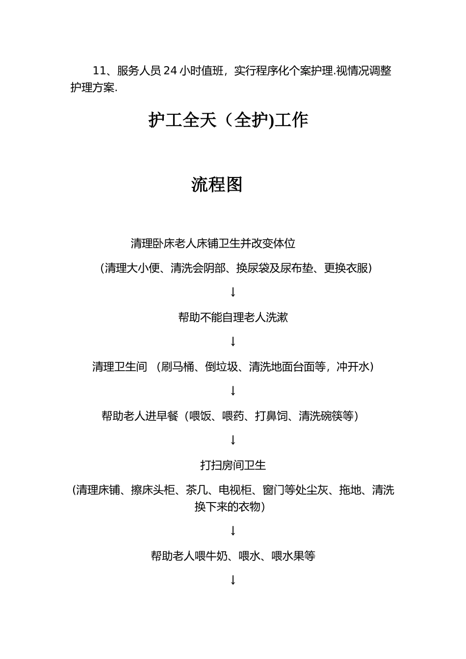 养老院护工护理等级标准及流程_第2页