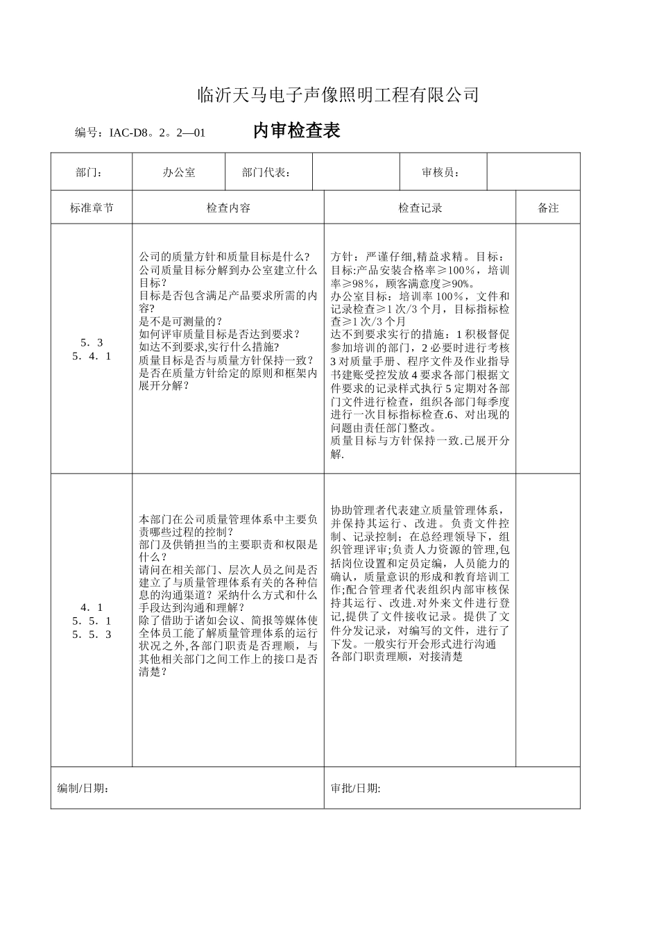 内审及管理评审记录_第3页
