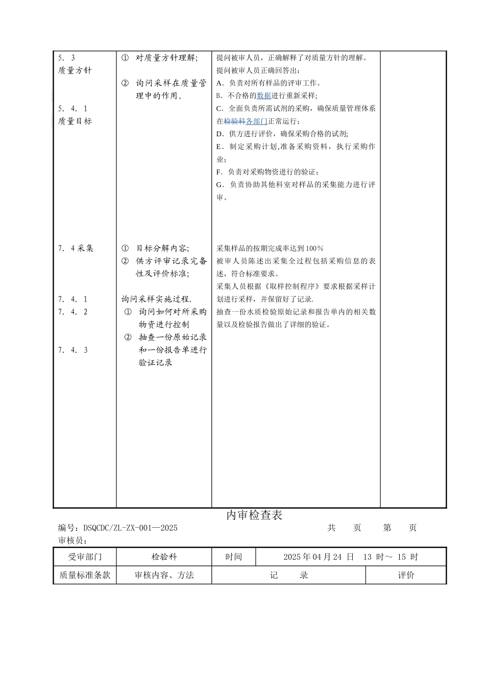 内审与管理评审记录范例_第3页