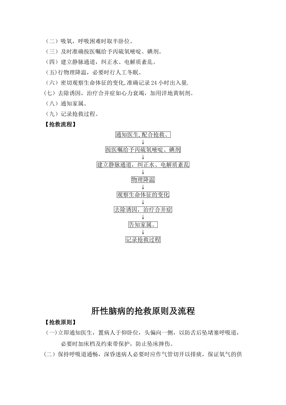 内科急重症抢救原则及流程_第3页