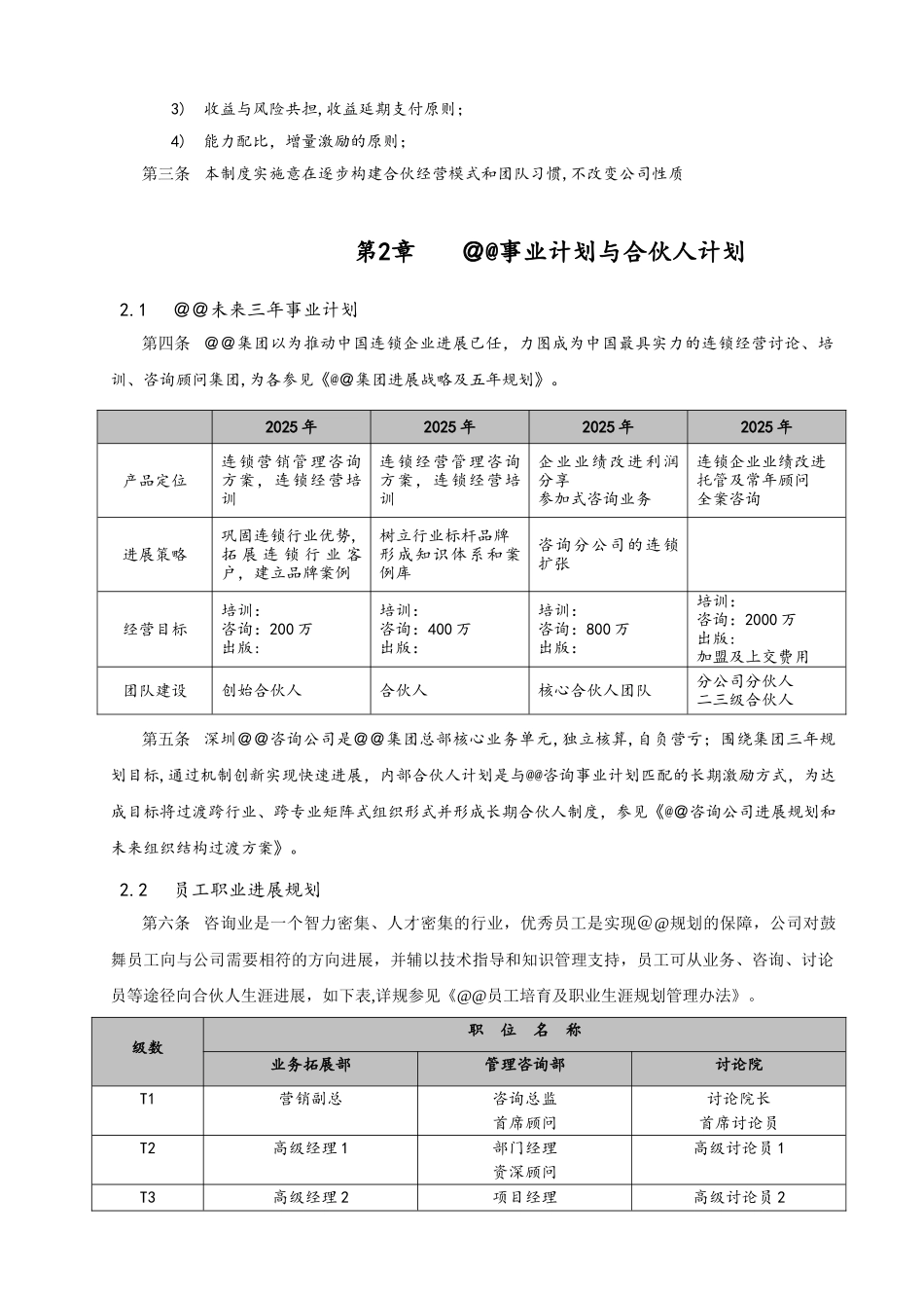 内部合伙人制度参考及股权激励方案_第3页