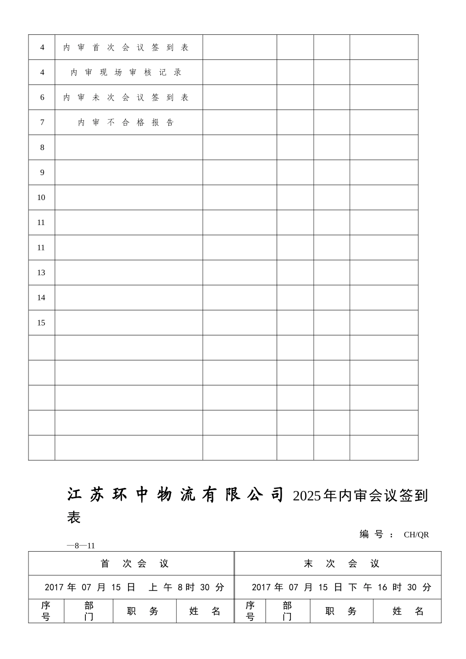 内部审核及管理评审报告_第2页